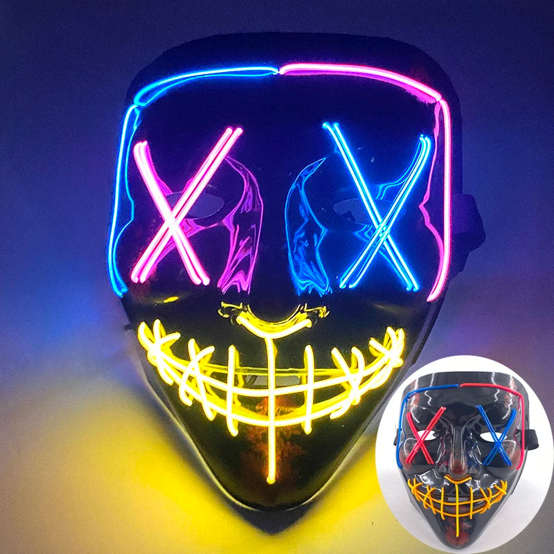 Neon LED Purge Mask