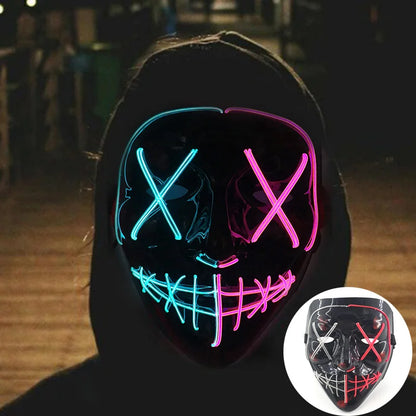 Neon LED Purge Mask