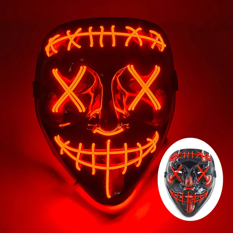 Neon LED Purge Mask