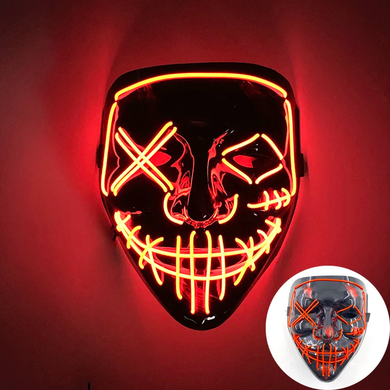 Neon LED Purge Mask