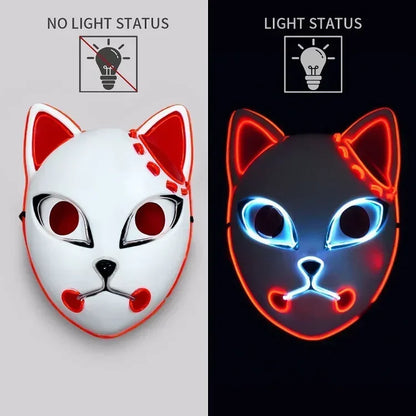 Neon LED Cat Mask