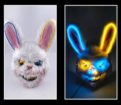 Neon LED Bunny and Bear Mask