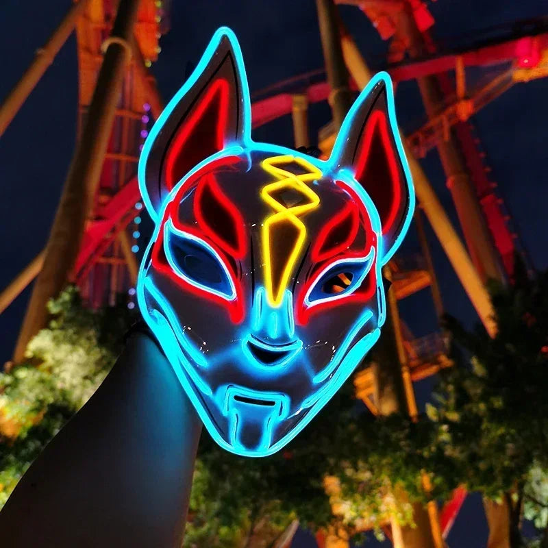 Neon LED Cat Mask