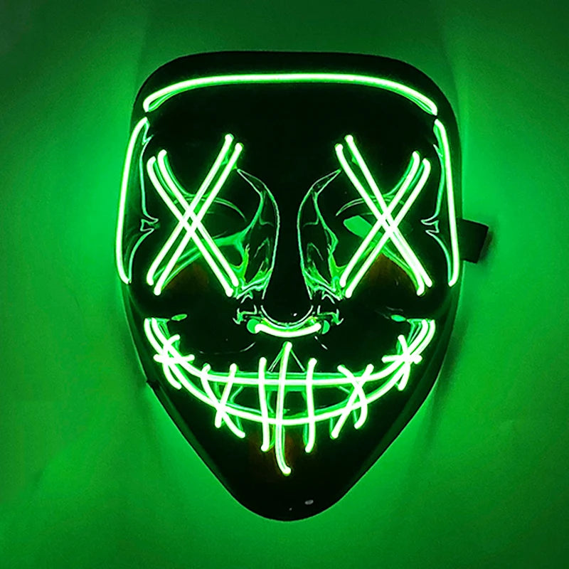 Neon LED Purge Mask