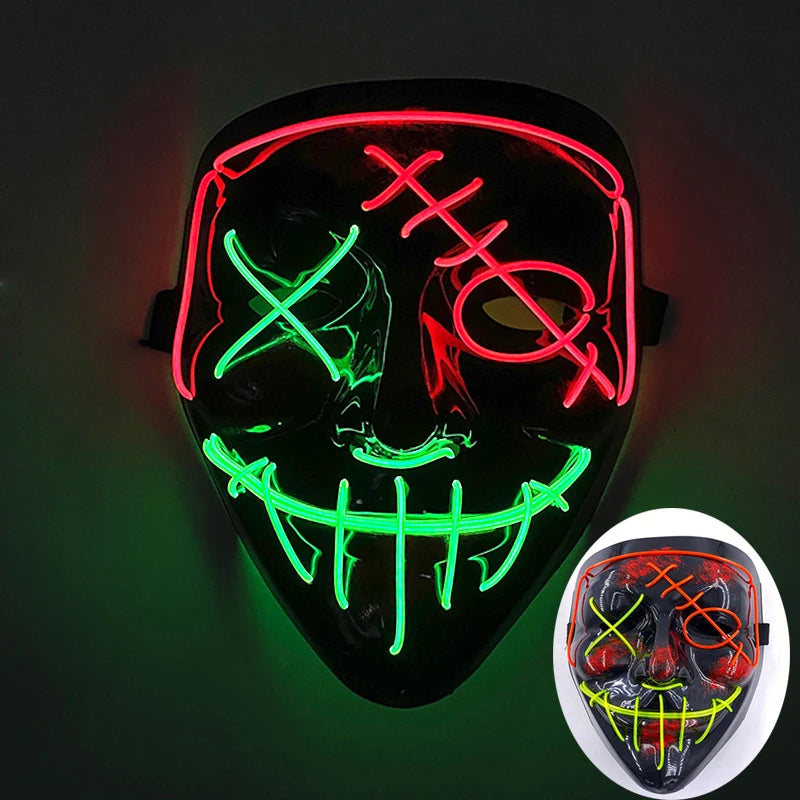 Neon LED Purge Mask