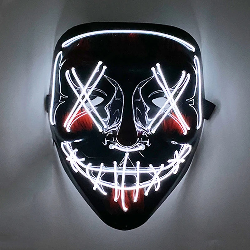 Neon LED Purge Mask