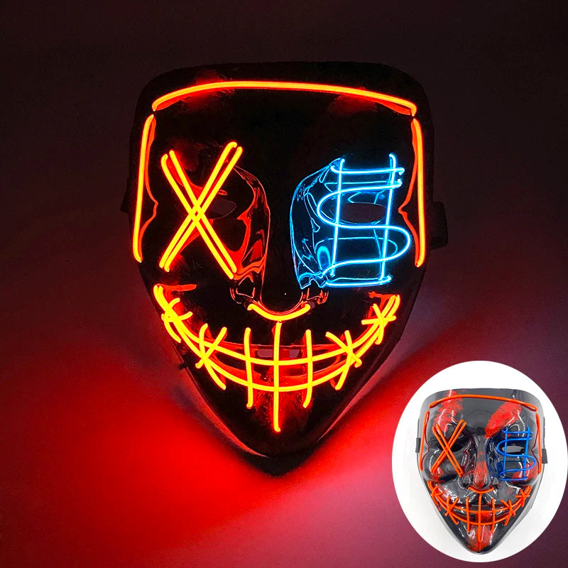 Neon LED Purge Mask