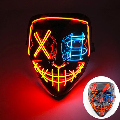 Neon LED Purge Mask