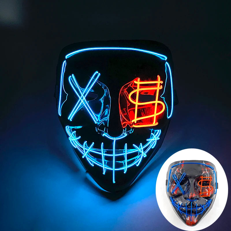 Neon LED Purge Mask