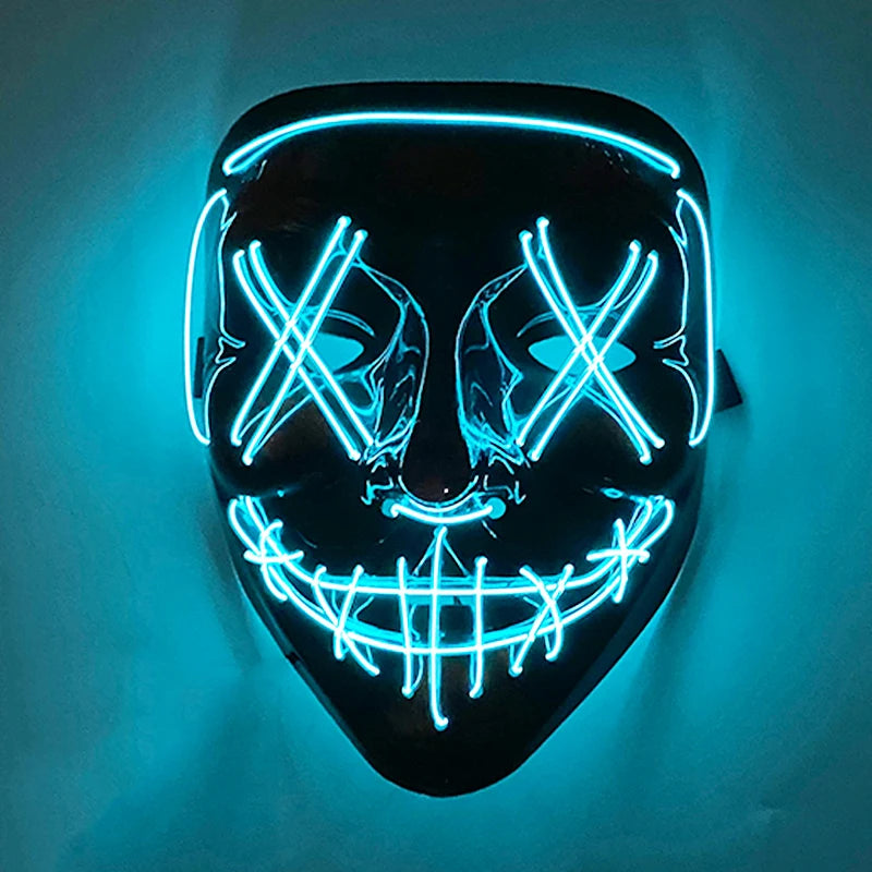 Neon LED Purge Mask