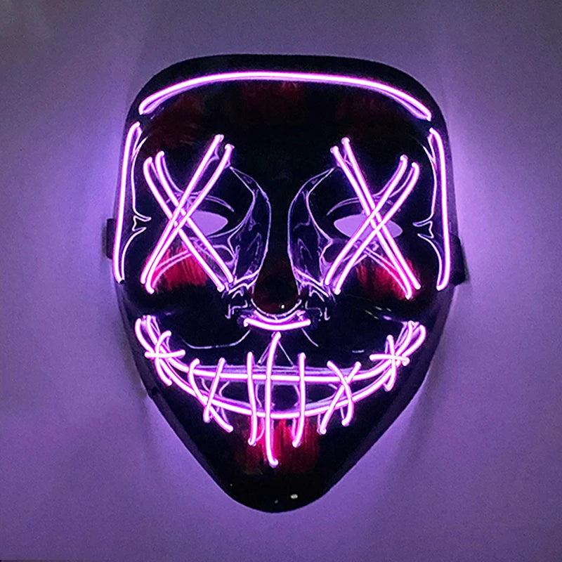 Neon LED Purge Mask