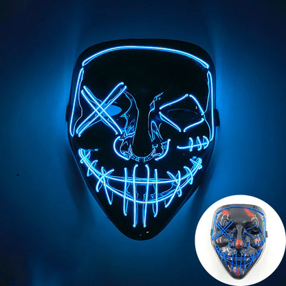 Neon LED Purge Mask