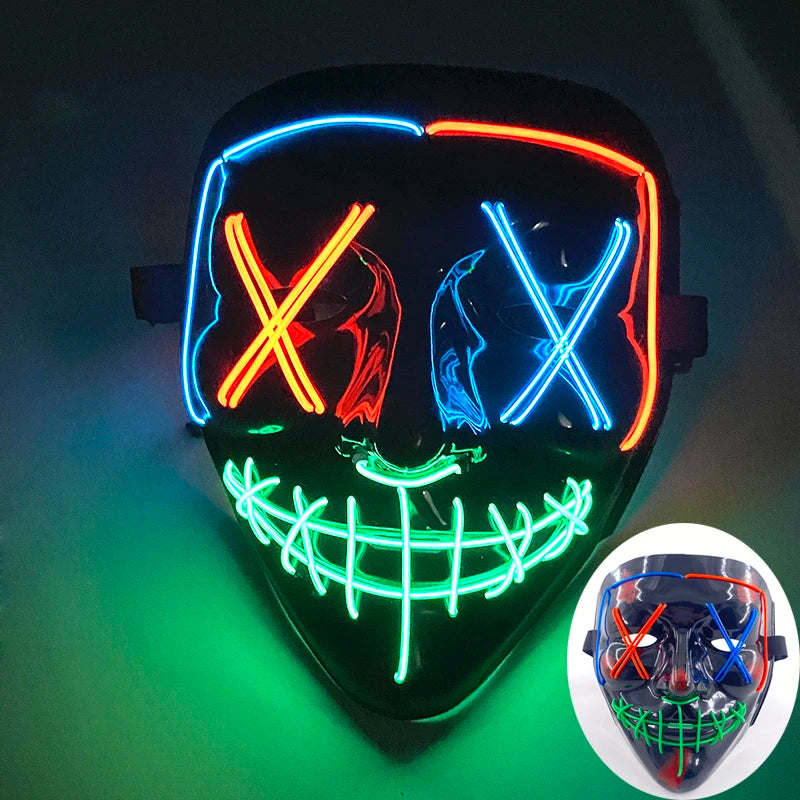 Neon LED Purge Mask