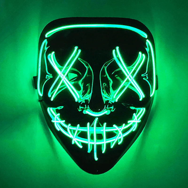 Neon LED Purge Mask