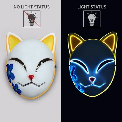 Neon LED Cat Mask