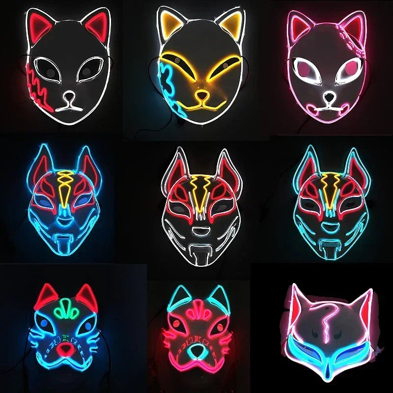 Neon LED Cat Mask