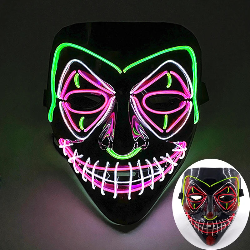 Neon LED Purge Mask