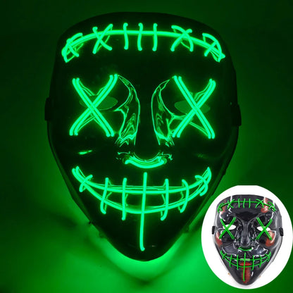 Neon LED Purge Mask